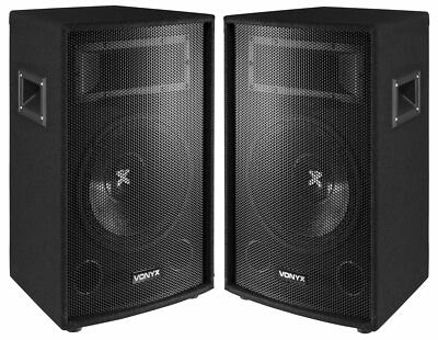 Vonyx SL10 1000W DJ PA Lautsprecher Party Boxen Paar 10