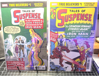 True Believers #1: Introducing the Black Widow / Ironman 2020:Pepper Potts NM 