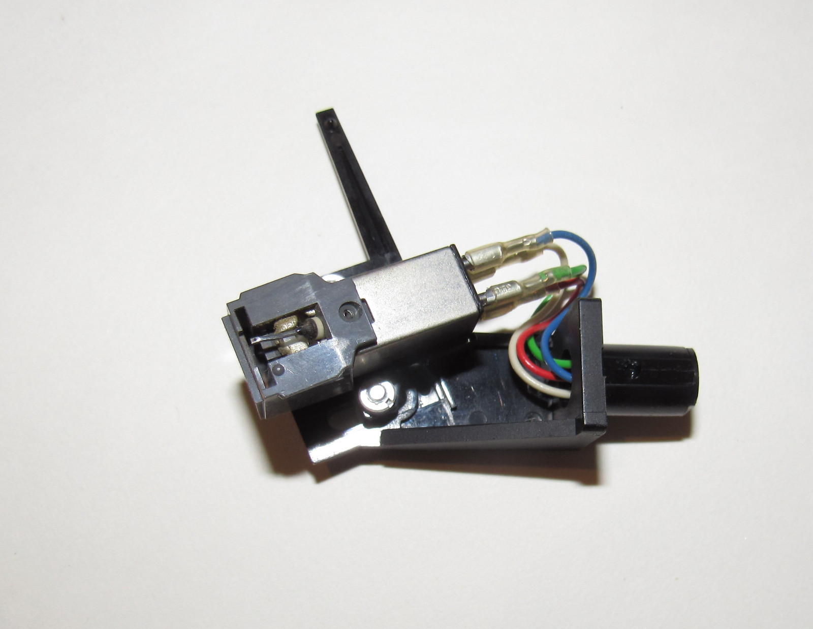 Headshell & Cartridge From Pioneer PL-600 PL-590 Straight Arm Turntable Tested