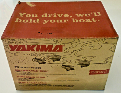 YAKIMA EVENKEEL ROOFTOP KAYAK MOUNT PN#04052 - IN FACTORY BOX - HOLD YOUR BOAT!
