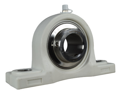1-1/4'' Stainless Steel Plastic Pillow Block Bearing MUCPPL207-20, YAS-1-1/4-PT