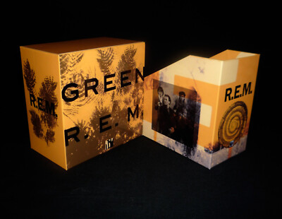 REM : Green empty box for Japan mini lp,Jewel case cd