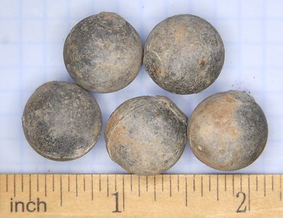 5 x WW1 Original Relic Shrapnel 16 mm // 0.62 inch