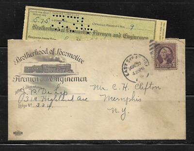 1938 Brotherhood of Locomotive Firemen and Enginemen Lodge 334 Syracuse NY