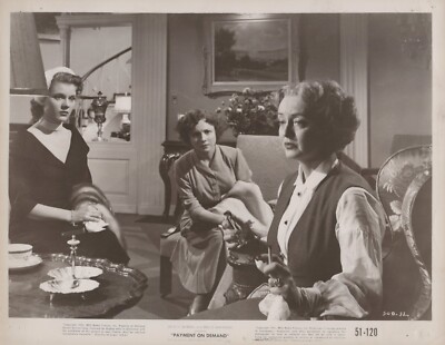 Bette Davis + Barry Sullivan in Payment on Demand (1951)   Vintage Photo K 436