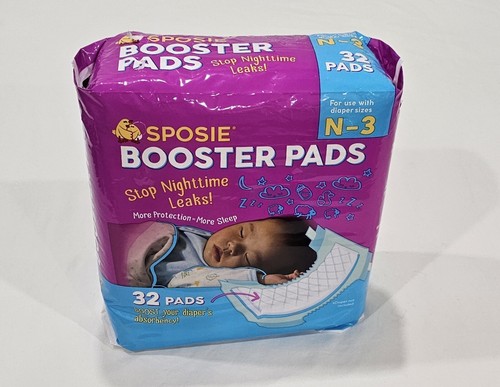 Sposie Booster Liners Stop Overnight Diaper Leaks, Fits Sizes Newborn 1 2 3,...