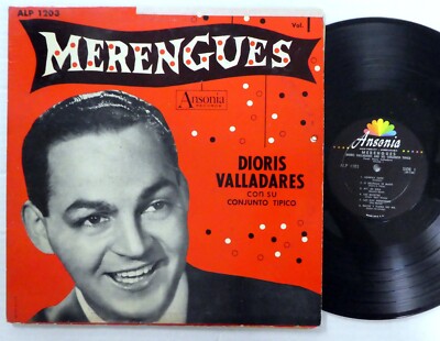 DIORIS VALLADARES Merengues Vol. 1 LP Ansonia VG++ Latin Conjunto Tipico  a3885