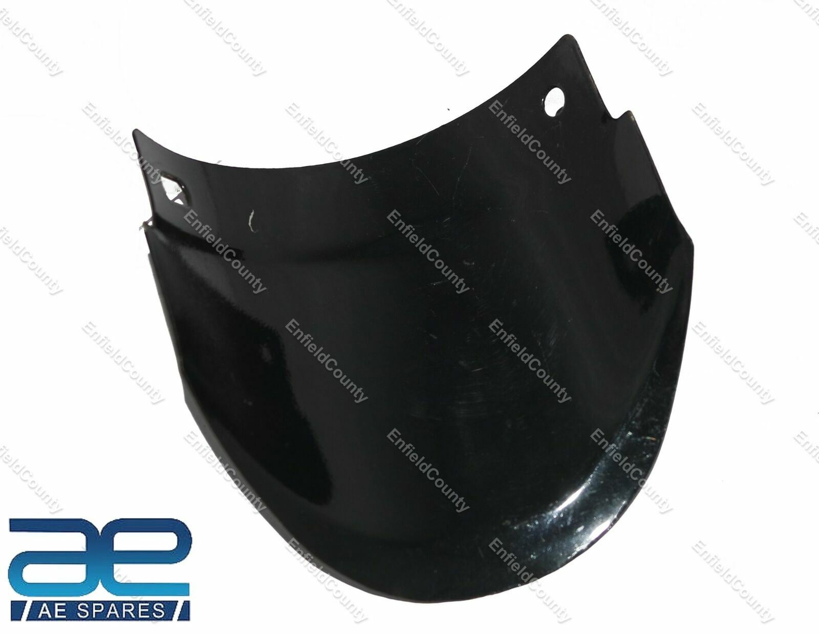 Front Mudguard Mud Flap Steel Black For Royal Enfield Thunderbird & Electra 