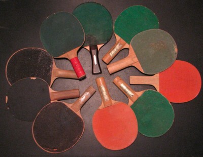 Vintage Ping-Pong Paddle Colection Lot x10