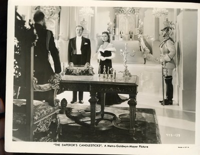 The EMPEROR'S CANDLESTICKS Original 1937 MGM 8 x 10 Still WIILLIAM POWELL vv