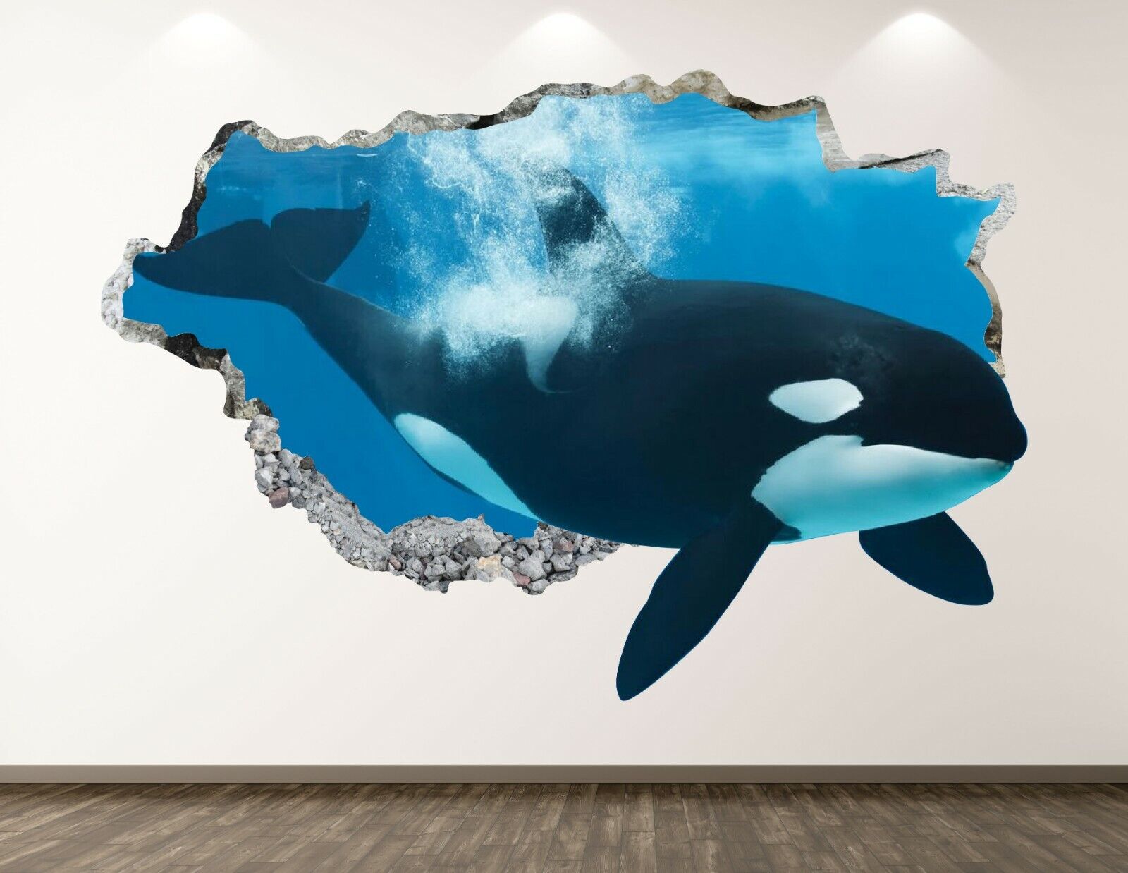3d Wall Sticker Whale