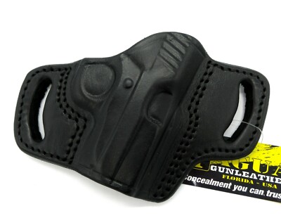TAGUA Right Hand Open Top OWB Leather Belt Holster - CHOOSE GUN & COLOR