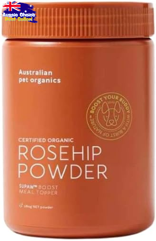 Organic Rosehip Powder for Dogs 280g - Pet Supplement, Australian Made, Natural