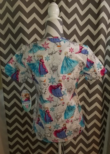 Disney frozen scrubs Elsa & Anna size xs
