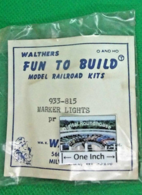 Walthers HO & O #933-815 Marker Lights with Jewels, Pair
