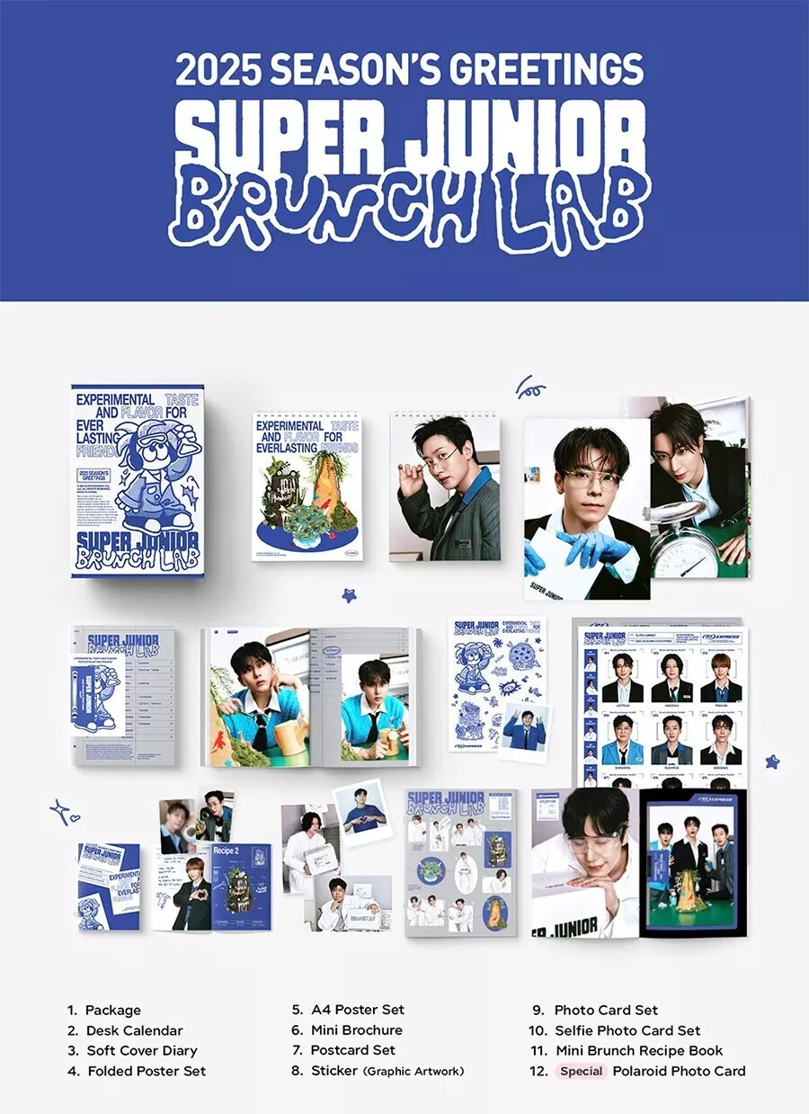 SUPER JUNIOR 2025 SEASON'S GREETINGS BRUNCH LAB | eBay