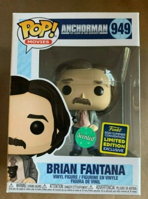 SDCC 2020 EXCLUSIVE BRIAN FANTANA SCENTED FUNKO POP ANCHORMAN LIMITED EDITION