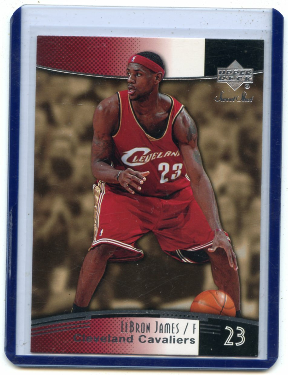 2004-05 UPPER DECK SWEET SHOT #13 LEBRON JAMES, CLEVELAND