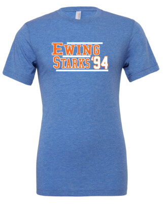 TRIBLEND Patrick Ewing John Starks New York Knicks 1994 T-Shirt