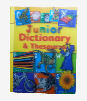 Junior Dictionary & Thesaurus 3D Front Page Paperback ISBN 1848104790