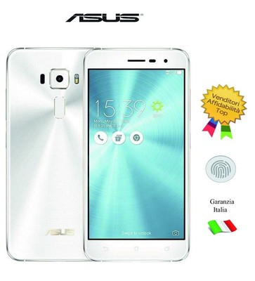 ASUS ZENFONE 3 ZE520KL DUAL SIM 32GB LTE WHITE GARANZIA 24 MESI ITALIA NO BRAND