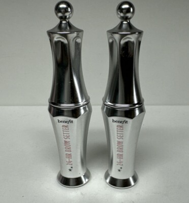 2 x Benefit 24-HR Brow Setter Invisible Shaping & Setting Gel travel 3.5ml each