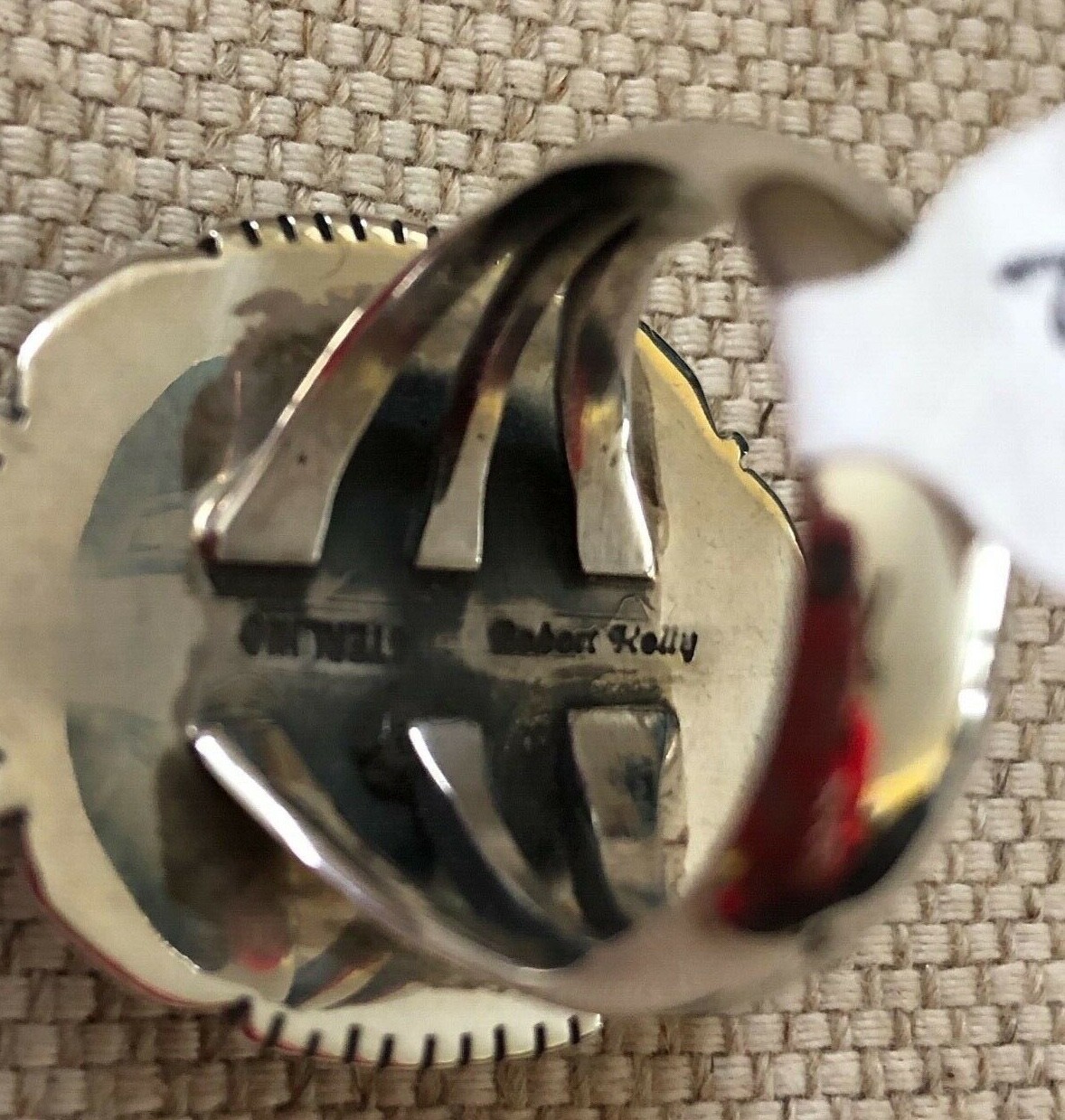 Lapis in Sterling Silver Ring Size 9 1/2 by Robert Kelly