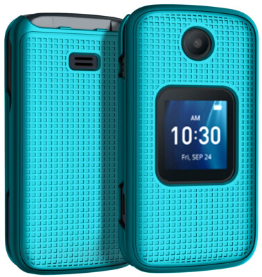 Grid Texture Hard Shell Case Cover for Alcatel Go Flip 4, TCL FLIP Pro Phone
