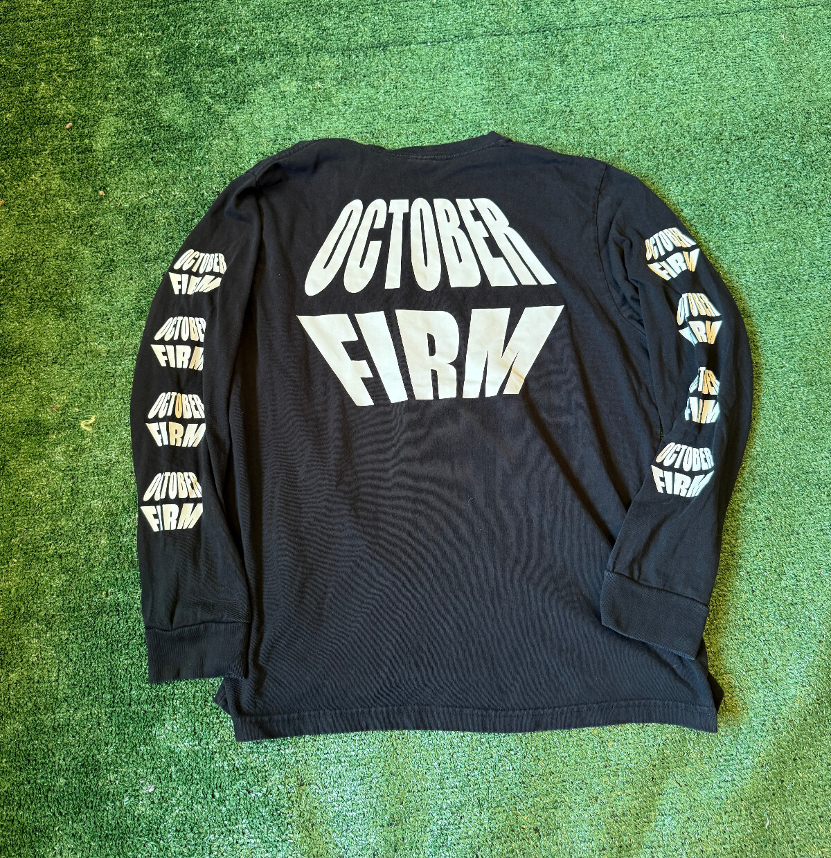 【October's Very Own】ROAD CLEAR LONG-SLEEVE T-SHIRT OVO Very Own October Firm Drake Long Sleeve Tour Music T