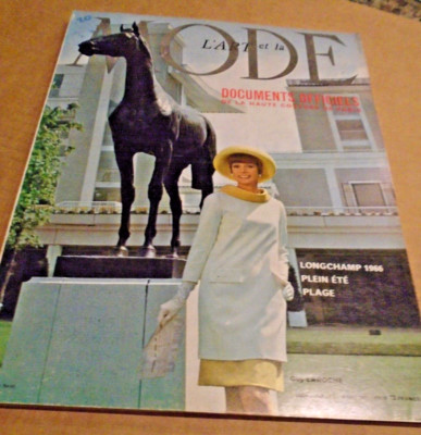 L'Art et la Mode FRENCH June 1966~ Dior Yves St Laurent Pierre Cardin Nina Ricci