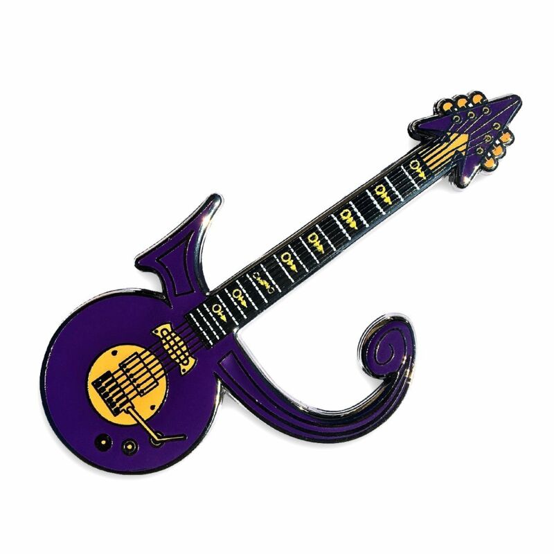 Prince Guitar Lapel Pin • Purple Rain Pin