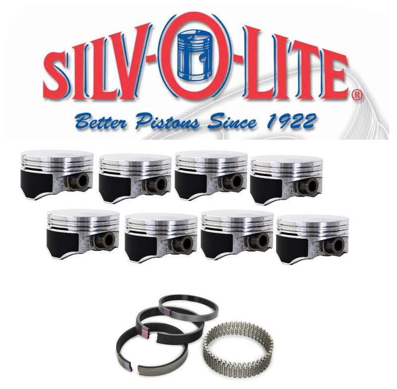 SILVOLITE Hypereutectic Pistons Set/8+MOLY Rings for Chevy/Pontiac 5.7L LS1 STD eBay