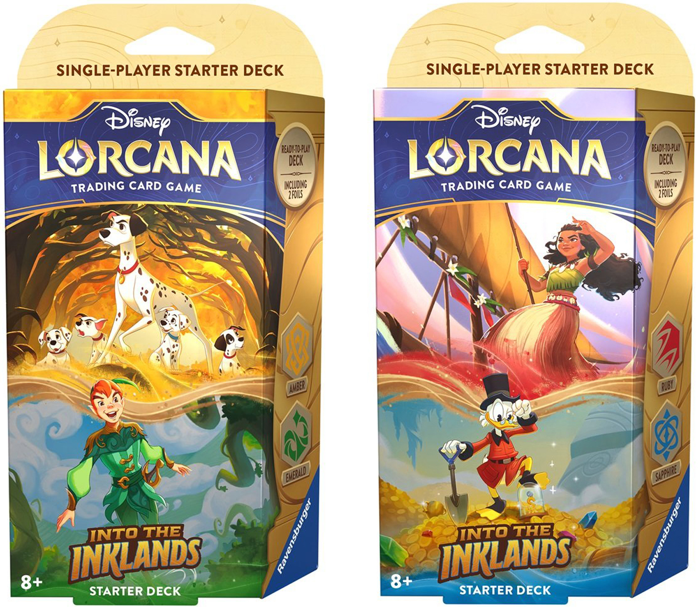 Набор из 2 стартовых колод Into the Inklands Disney Lorcana TCG