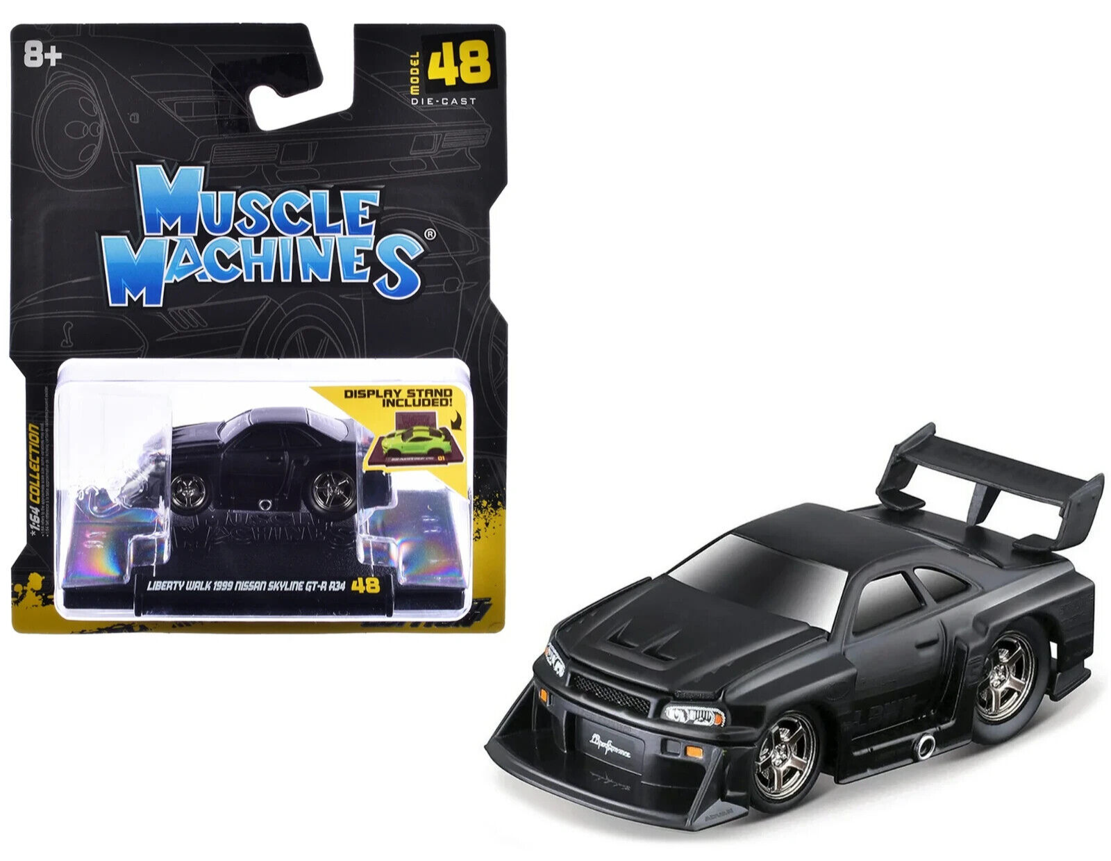 ミニカー Makeup1/43 LBWK GTR Type2 WhiteBlue 4/50 1/43