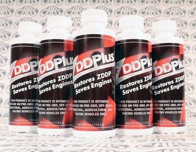 ZDDPlus ZDDP Engine Oil Additive Restores Zinc Every Oil Change. 5 Pack Discount