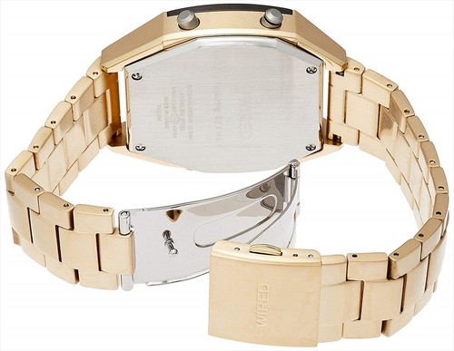 Pre-owned Wired Agam402 Solidity 100m W865 Quartz Mens Watch From Japan