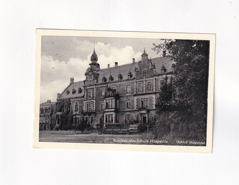 3239) Bundesbahn Schule Hasperde - Schloss Hasperde 1955