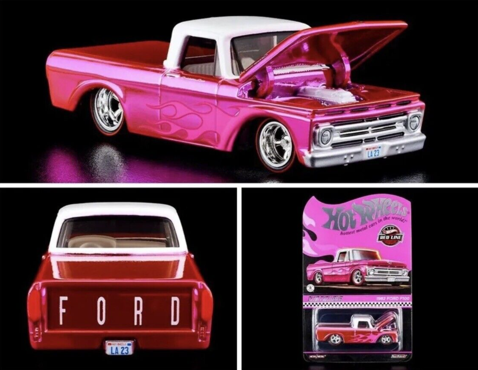 Amazon.com: Hot Wheels RLC Exclusive Pink Edition 1962 Ford