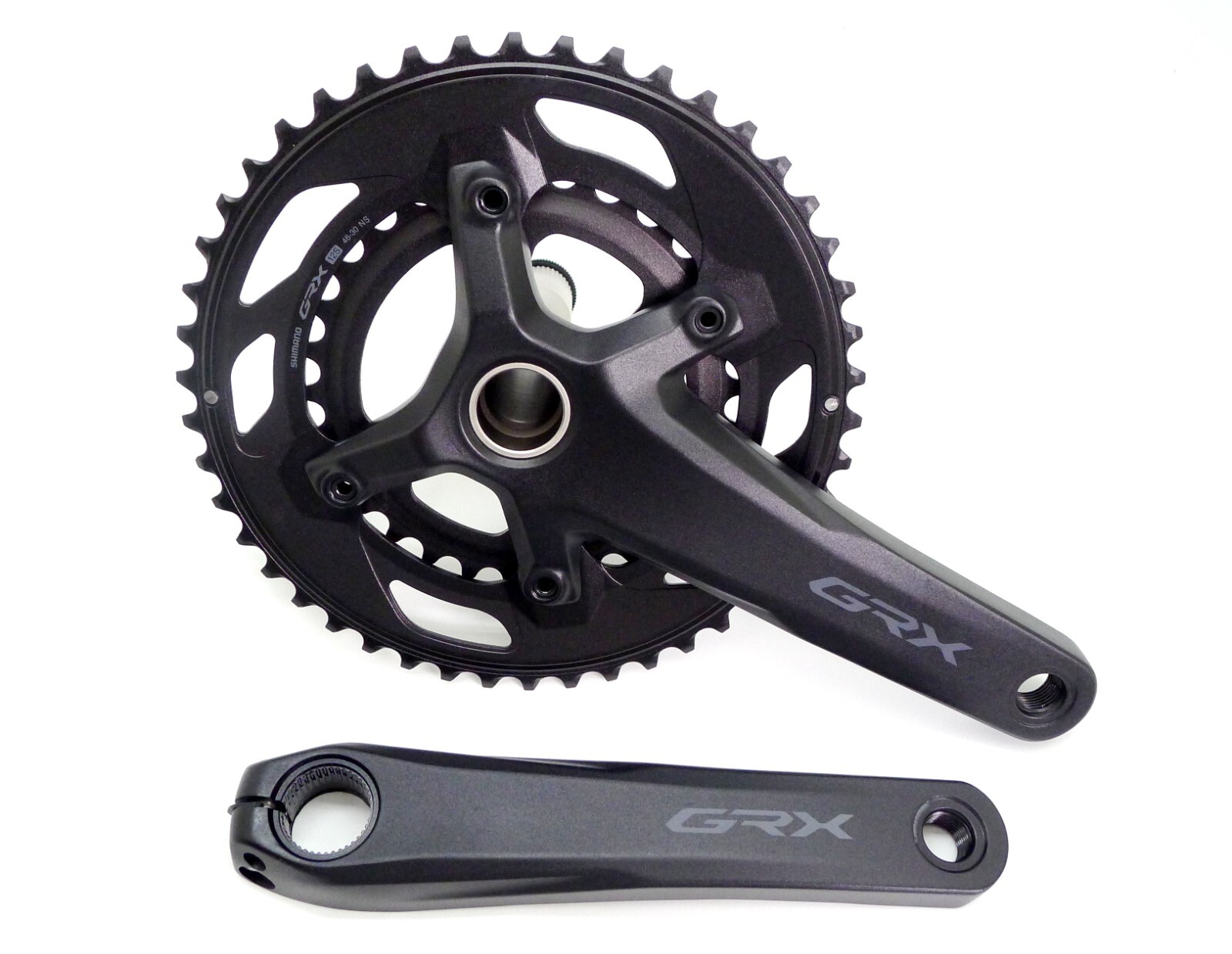 【tomosama】SHIMANO FC-RX610 Shimano GRX FC-RX610 2x 12-Speed Crankset [EFCRX6102CX60]