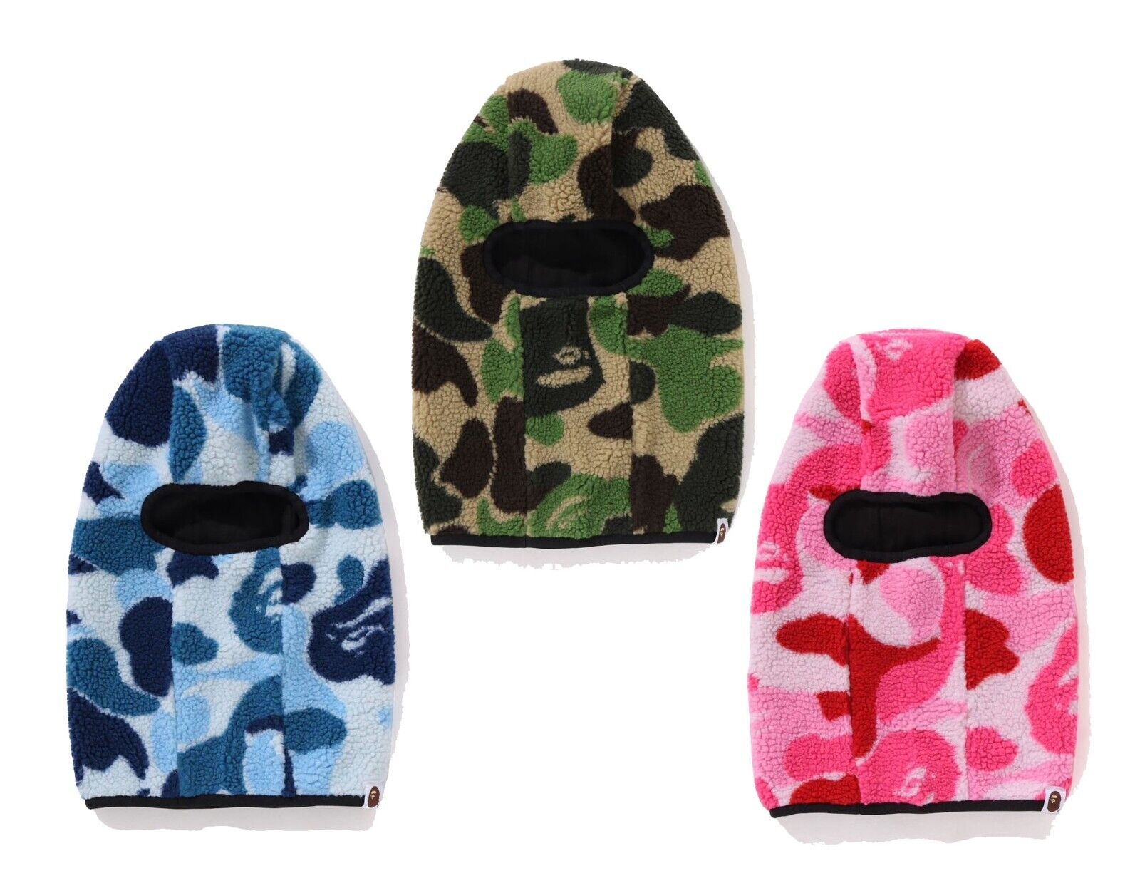 A BATHING APE Men's Goods ABC CAMO BOA FLEECE BALACLAVA A BATHING APE Men's Goods ABC CAMO BOA FLEECE BALACLAVA