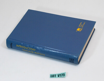 Introductory Nuclear Physics By Halliday 1959 Hardcover Book Lot V175