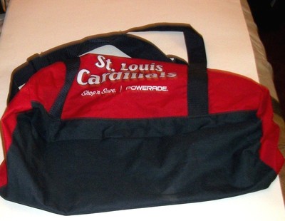 St Louis Cardinals Red & Black Canvas Bag