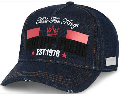 Philipp Plein Logo Embroidered Baseball Cap Hat Baseball Cap Has Hat New