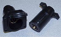 7-Way Rv Plastic Connector Kit ( 12-707E and  12-706E ) ( Pack of 1)