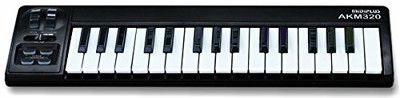 Plug & Play 32-Key Mini MIDI Keyboard Controller w/ Pitch Wheel & Octave Buttons