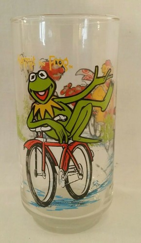 Vintage The Great Muppet Caper Muppets McDonalds Glass 1981 Henson Kermit Frog