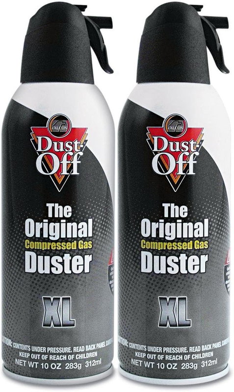 Falcon Dust-Off 10 Oz 152A Disposable Duster Spray Can with Nozzle, 2 Pack