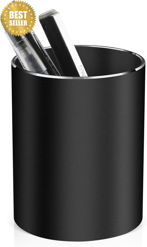Pen Holder, Cute Marble Pattern Desk Organizer Makeup Brush Holder for Girls,Wom