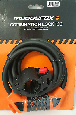 Muddyfox Bicycle Cycling Sunglasses Mud Guards Combination Lock