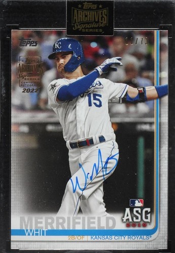 2022 Topps Archives Signature Series - Whit Merrifield #19TUS-US83